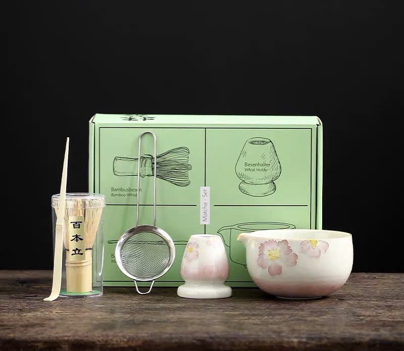 Set Đánh Matcha Mộng Anh Đào 5 Món