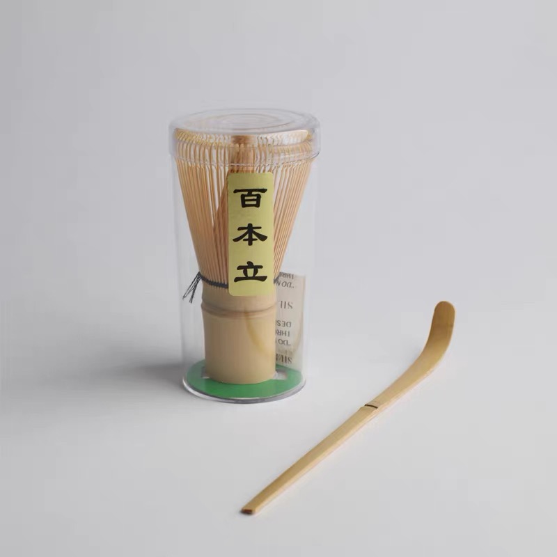 Chổi chasen đánh trà xanh matcha chất liệu tre cao cấp 100 sợi - Ảnh 4