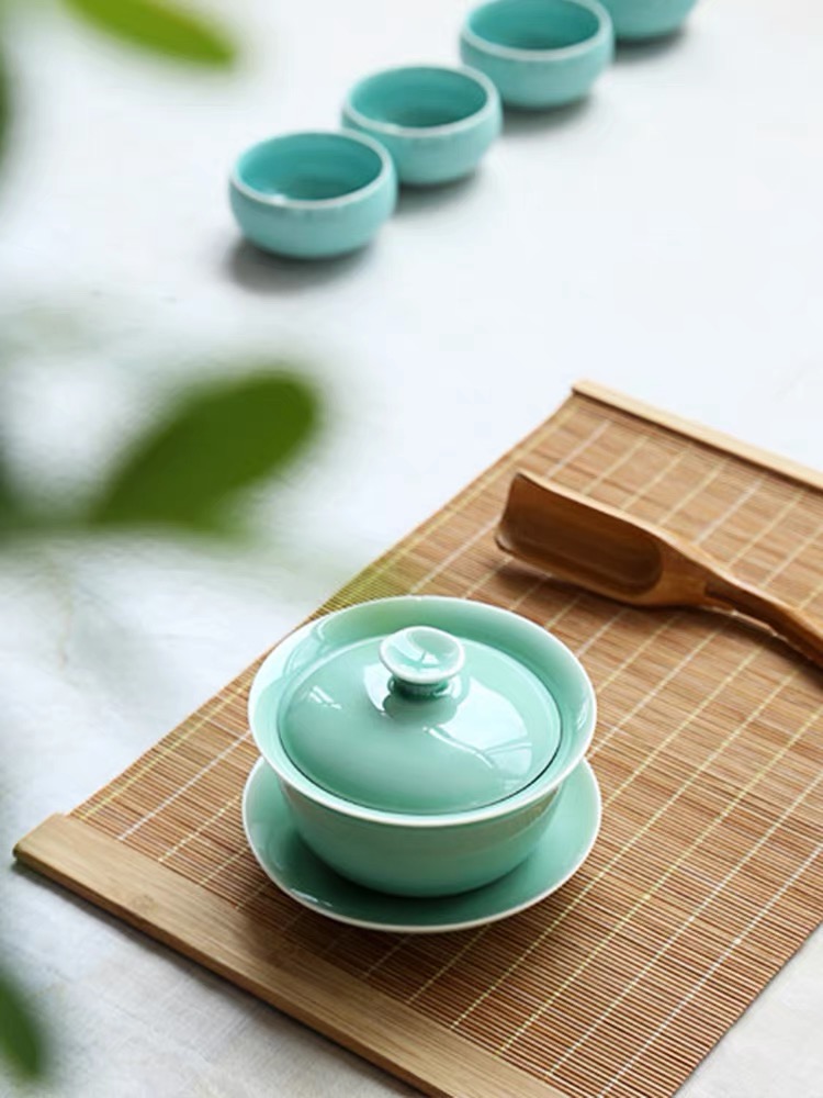 Thảm tre tấm lót pha matcha - Ảnh 3