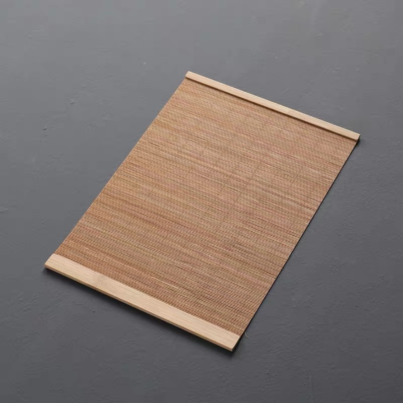 Thảm tre tấm lót pha matcha