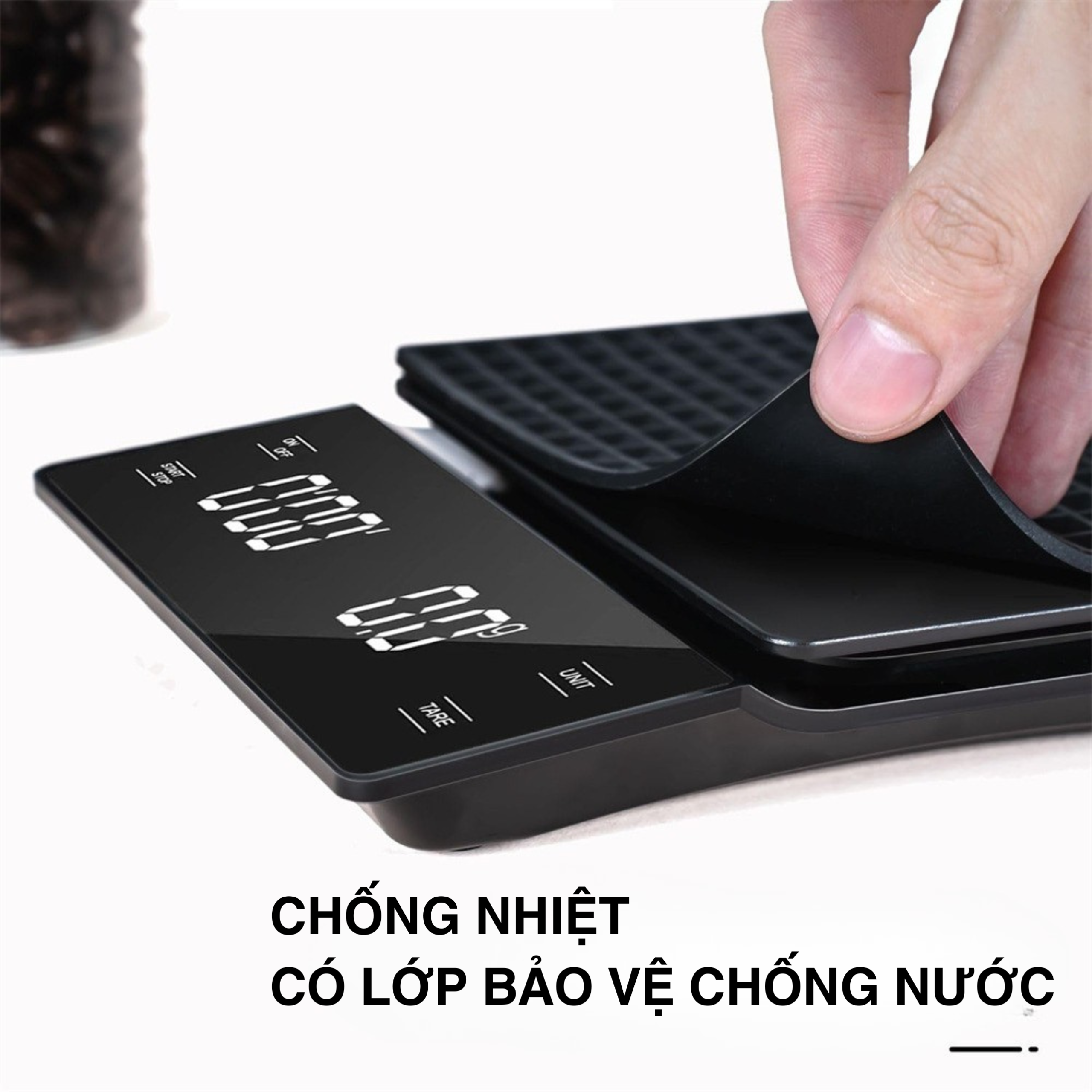 Cân tiểu ly điện tử nhà bếp màn hình Led định lượng 3kg - Ảnh 4