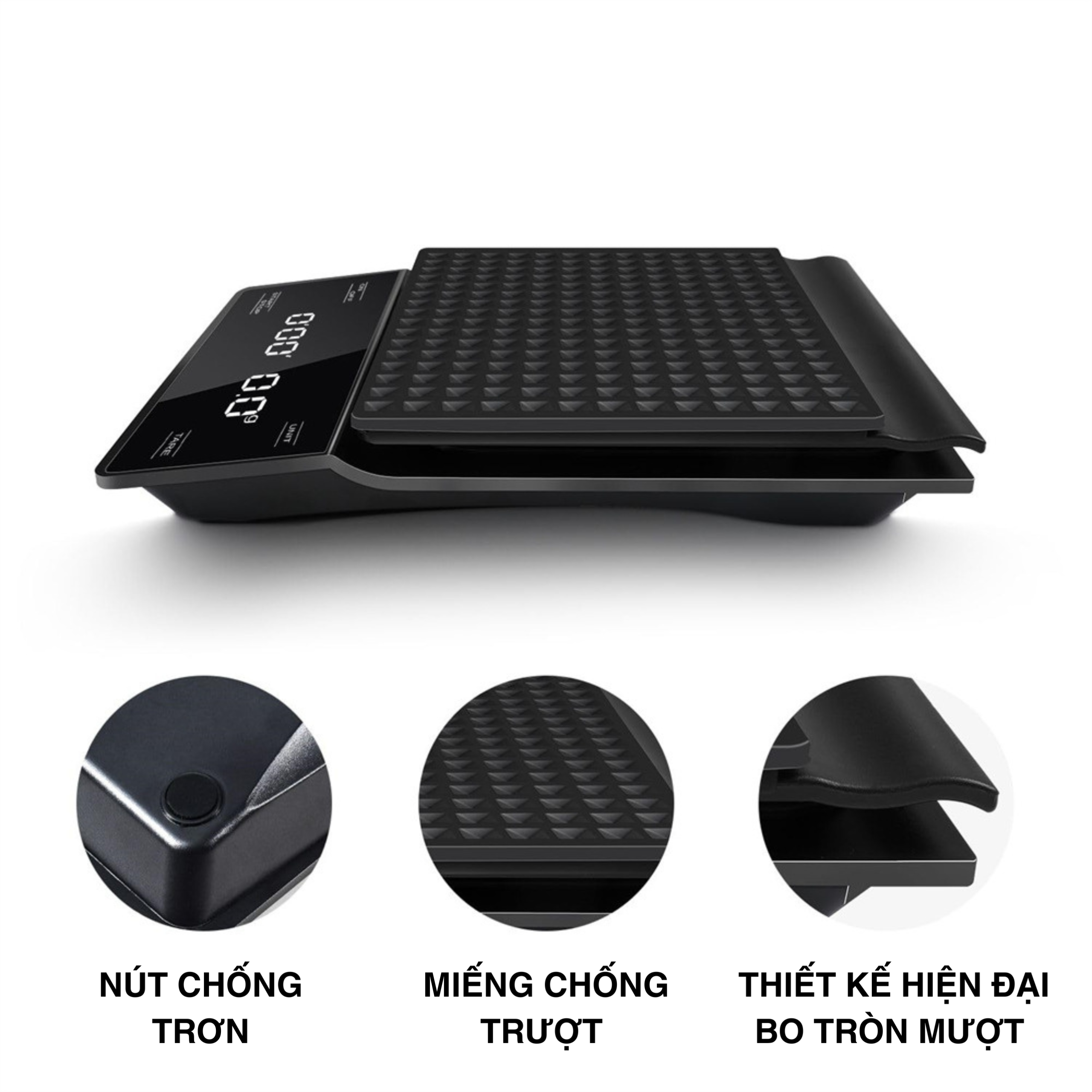 Cân tiểu ly điện tử nhà bếp màn hình Led định lượng 3kg - Ảnh 5