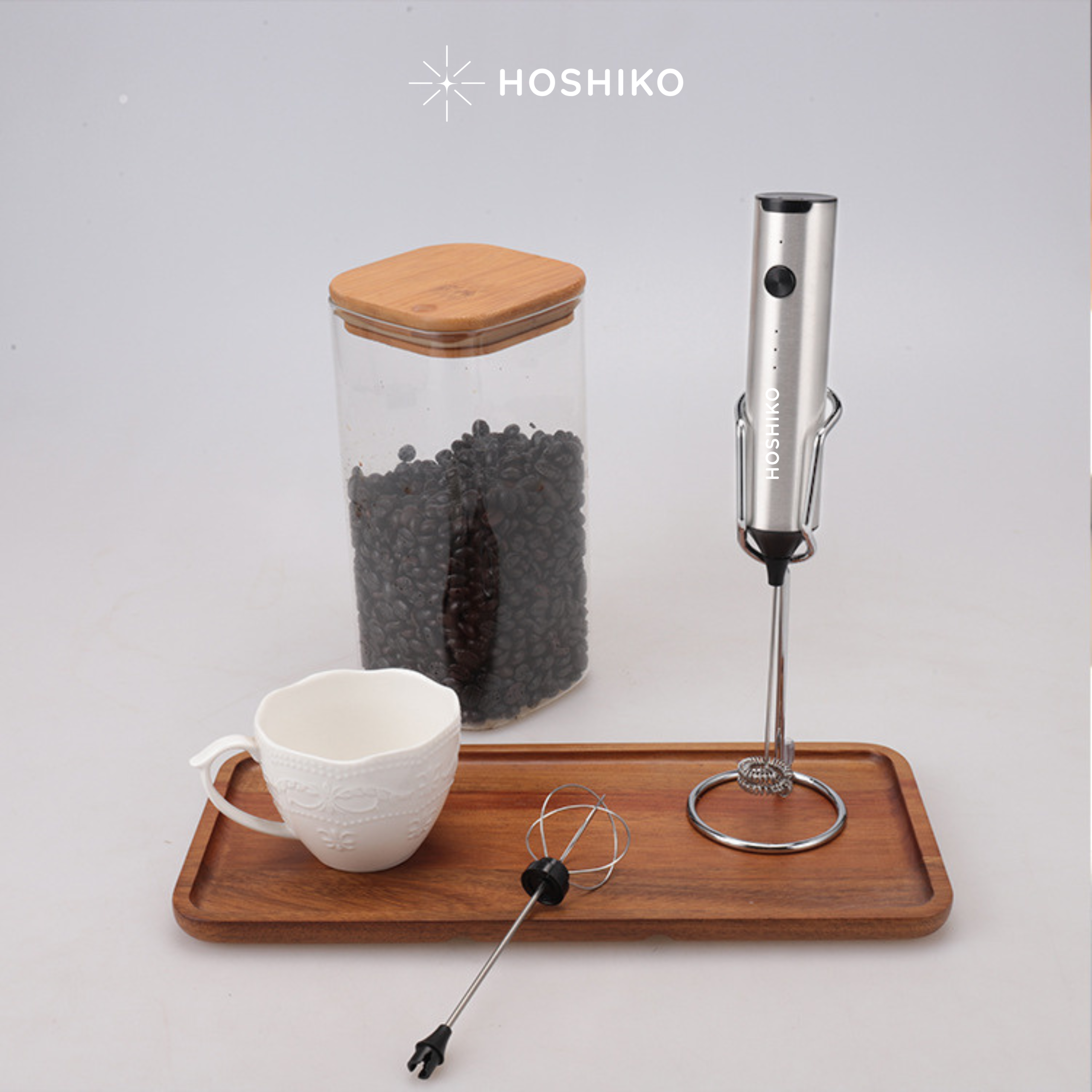 Máy tạo bọt H01 bằng thép không gỉ có sạc - Ảnh 5