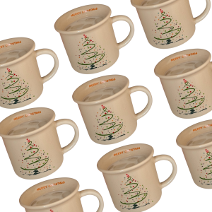 Quà tặng Cốc sứ cây thông giáng sinh noel